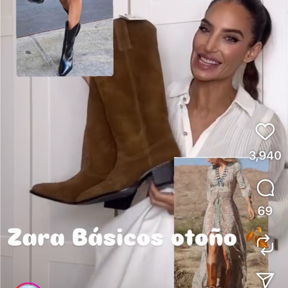 MWT ZARA COWBOY BOOTS 100% COW LEATHER SIZE 6.5 EUR 37
🚨FIRM PRICE - Picture 4 of 16